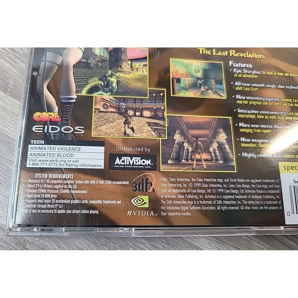 Tomb Raider The Last Revelation Special Limited Edition‎ (PC Game, 1999)